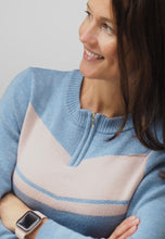 Lataa kuva, Naisten merinoneule / mustikka